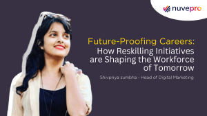 : Blog banner illustrating the impact of reskilling initiatives on preparing the workforce for future challenges.