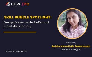A tech professional upskilling with Nuvepro’s Skill Bundle, gaining expertise in the most in-demand cloud skills for 2024