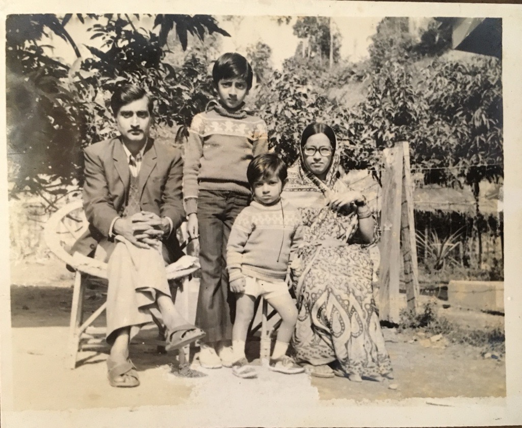 A childhood photo of Moyukh, capturing his early years of innocence and curiosity.