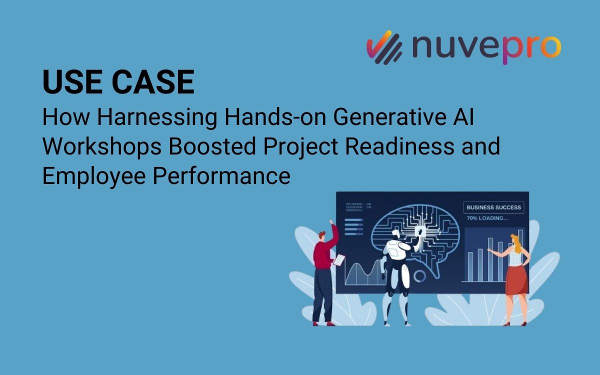 Professionals engaging in hands-on Generative AI workshops, enhancing their skills, project readiness, and overall performance in real-world applications.